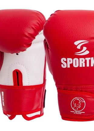 Перчатки боксерские sportko pd-2-m 8-12 унций цвета в ассортименте