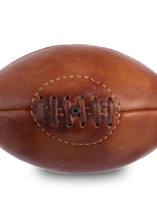 Мяч для регби сувенирный vintage mini rugby ball f-0266