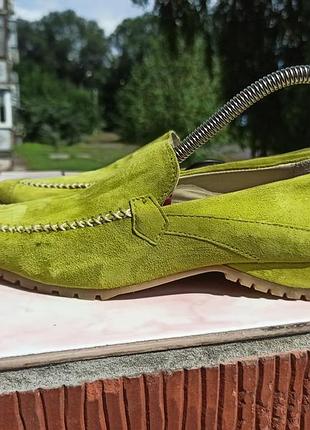 Эксклюзивные замшевые туфли helioform