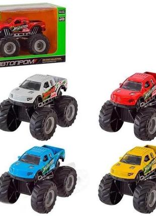 7447 ар машина автопром внедорожник, 4 цвета, инерция, в коробке