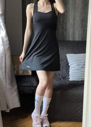 Спортивна сукня для тенісу гольфу reebok плаття з вишитим топом