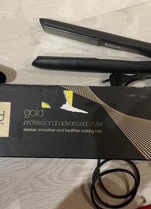 Ghd gold styler утюжок для выпрямления волос профессиональный выпрямитель для волос с широкой пластиной стайлер