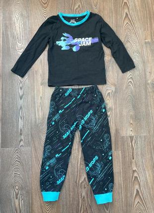 Пижама для мальчика 4-5 лет 110-116 reserved space jam