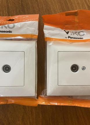 Tv розетка viko meridian біла (90 97 00 10-wh)