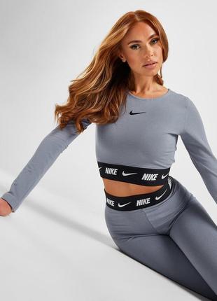 Спортивний костюм топ із довгими рукавами та лосини nike tape оригінал