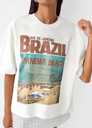 Футболка женская, размер l, фирмы bershka