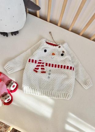 Свитер новый год редво для малыша