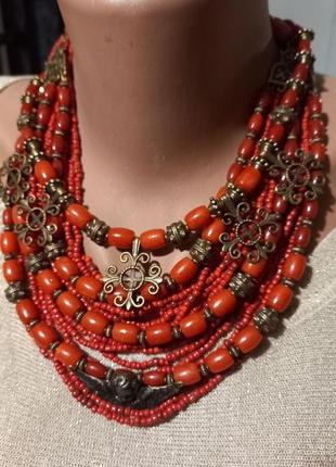 Намисто,згарди,корал