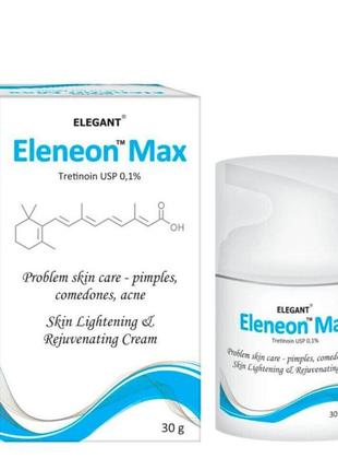 Крем від акне та зморшок з третиноїном 0,1% eleneon max cream 30 г