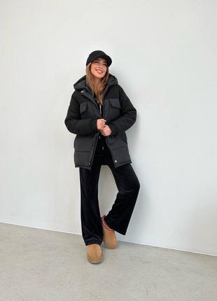 Зимова куртка в двох кольорах3 фото