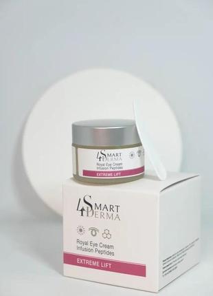 Вдосконалюючий пептидний крем для периорбітальної зони royal eye cream infusion peptides