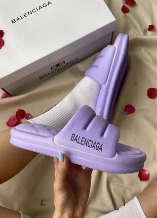 Balenciaga puffy slides ‘purple’