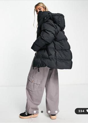 Weekday asos пуховик оверсайз