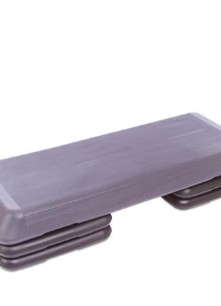 Степ-платформа fi-1577 (пластик, р-р 110x36,5x10-21см, цвета в ассортименте)