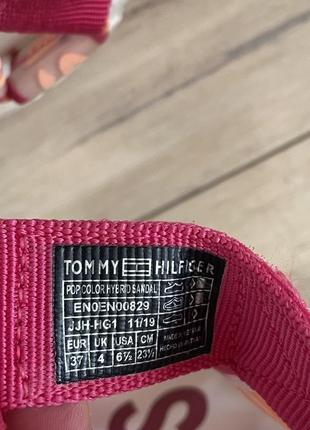 Рожеві босоніжки tommy hilfiger4 фото