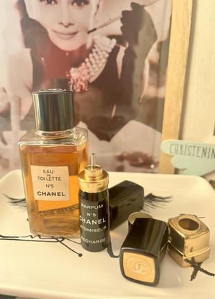 Лот chanel 5 toilette винтаж