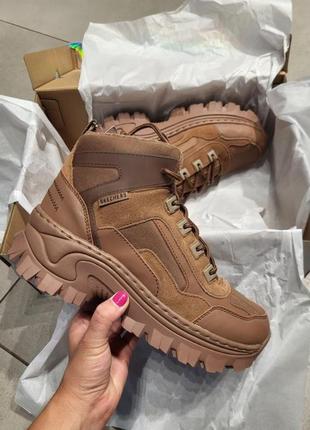 Черевики зимові skechers 177242 brn оригінал