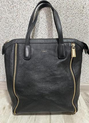 Шкіряна сумка в стилі вінтаж