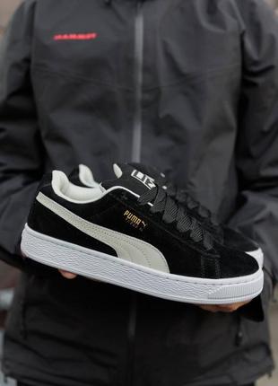 puma Backpack suede xl black white