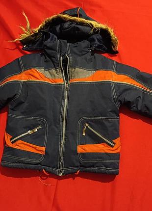 Куртка зимняя на мальчика 4-6 лет. atomic. для двора