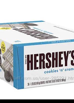 Шоколад hersheys 36 шт. в упаковке 1,58 кг. низкая цена