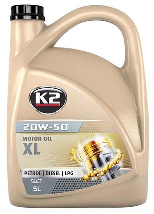 Моторна олива k2 sl/cf 20w-50 5 л (o2715e)