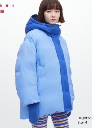 Пуховик uniqlo marni
