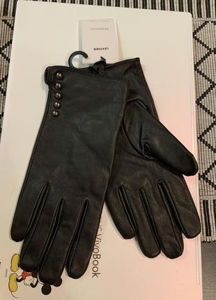 Перчатки натуральная кожа reserved оригинал2 фото