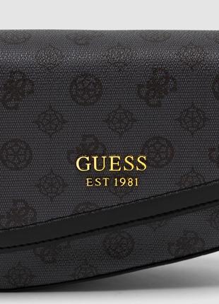 Нова сумка guess, шкіра + текстиль, еко шкіра, сумка гесс, фірмова канва, невеликого розміру10 фото