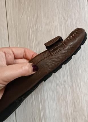 Брендовые туфли / лоферы / мокасины blue motion из натуральной мягкой кожи