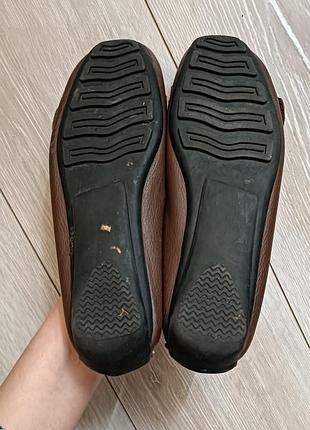 Брендовые туфли / лоферы / мокасины blue motion из натуральной мягкой кожи