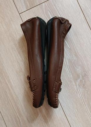 Брендовые туфли / лоферы / мокасины blue motion из натуральной мягкой кожи