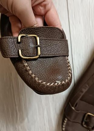 Брендовые туфли / лоферы / мокасины blue motion из натуральной мягкой кожи