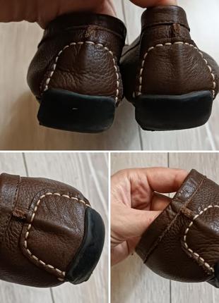 Брендовые туфли / лоферы / мокасины blue motion из натуральной мягкой кожи