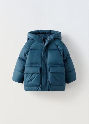 Водоотталкивающий пуховик от zara