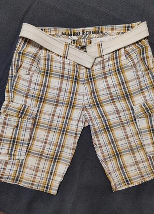 Чоловічі котонові шорти карго 🩷 італія