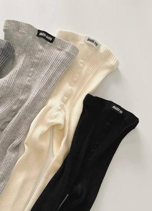 Колготки в стиле miu miu люкс качество