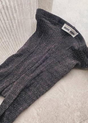 Колготки в стиле miu miu люкс качество