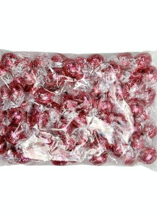 Lindor цукерки шоколадні праліне полуничне в білому шоколаді strwberries & cream 1000 г