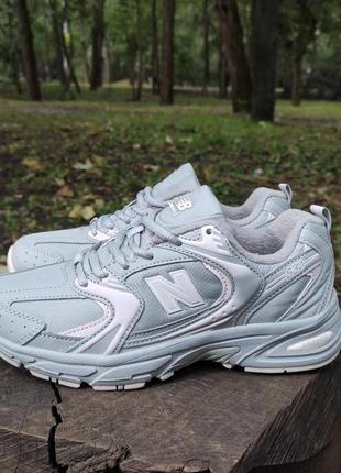 Кроссовки зимние new balance 530 термо, кожа в размерах