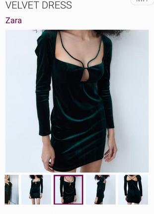 Вельвет платье zara l испания free people бархатистый невероятный цвет 10