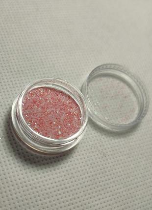 Красные блёстки для маникюра хамелеон