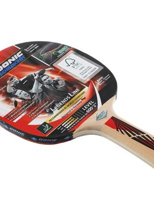 Ракетка для настольного тенниса donic legends 600 fsc mt-724416 цвета в ассортименте