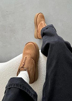 Угги угги угги ugg neumal platform zipper chestnut