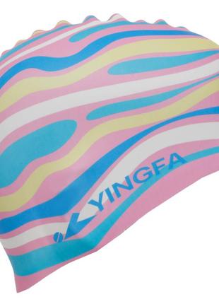 Шапочка для плавания yingfa c0080 цвета в ассортименте