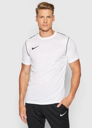 Мужская белая спортивная футболка nike dri fit найк драй фит оригинал