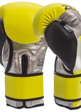 Перчатки боксерские zelart bo-1335 10-14 унций цвета в ассортименте2 фото
