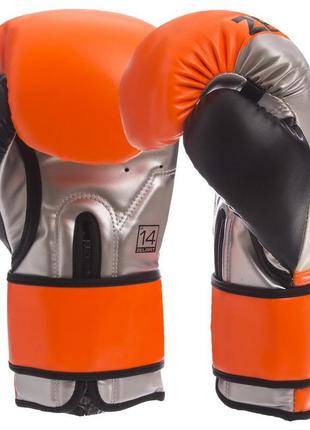 Перчатки боксерские zelart bo-1335 10-14 унций цвета в ассортименте6 фото