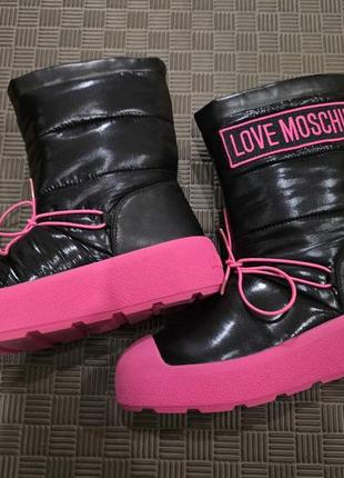 Черевики , снегоходы оригінал love moschino1 фото