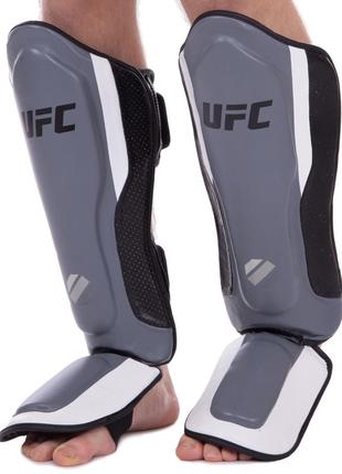 Защита голени и стопы для единоборств ufc pro training uhk-69981 s-m серебряный-черный